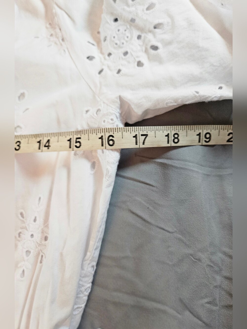1. State Womens White Eyelet Short Sleeve V-neck Cotton Mini Dress Size Small - Picture 8 of 14